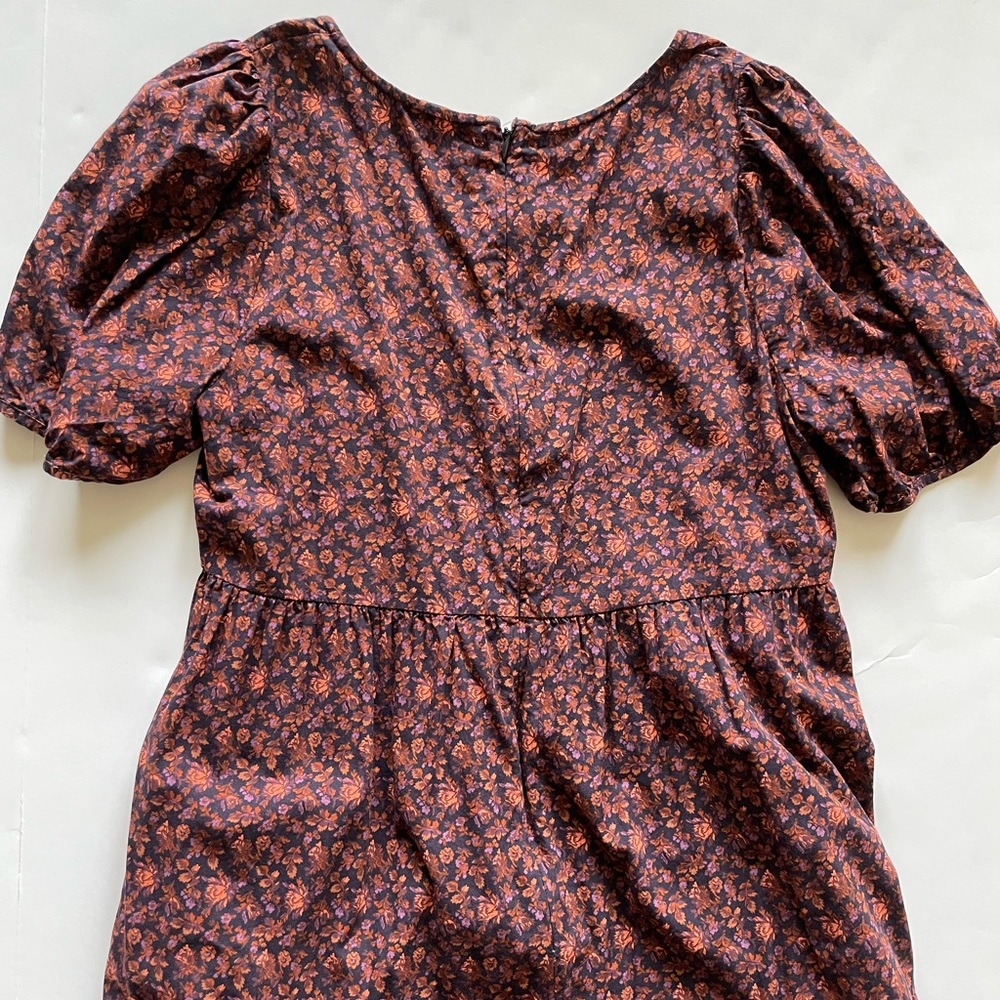 Madewell Aidy Square-Neck Tiered Midi Dress in Orchard Floral - Picture 11 of 11